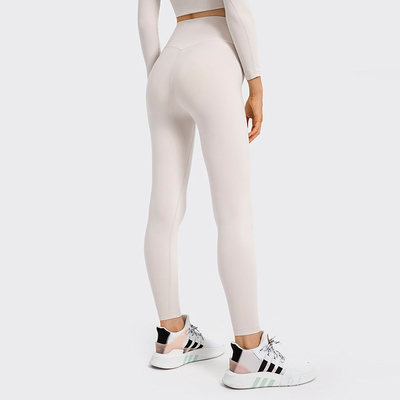 Finished Workout Yoga Pants Capri Womens Nylon Leggings With Pockets